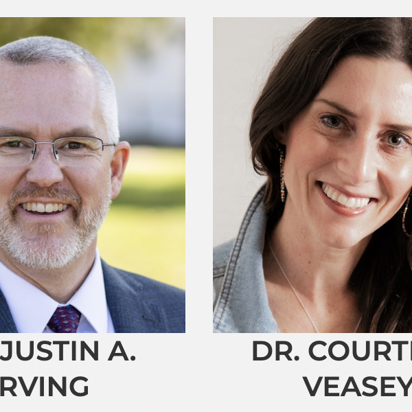 Dr. Justin A. Irving and Dr. Courtney Veasy
